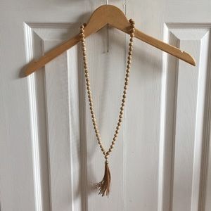 Beaded Tassel Necklace